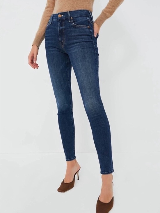 MOTHER Denim - MOTHER The Looker Dark Blue Skinny Jeans, Size 27